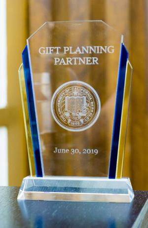 gift planing award plaque